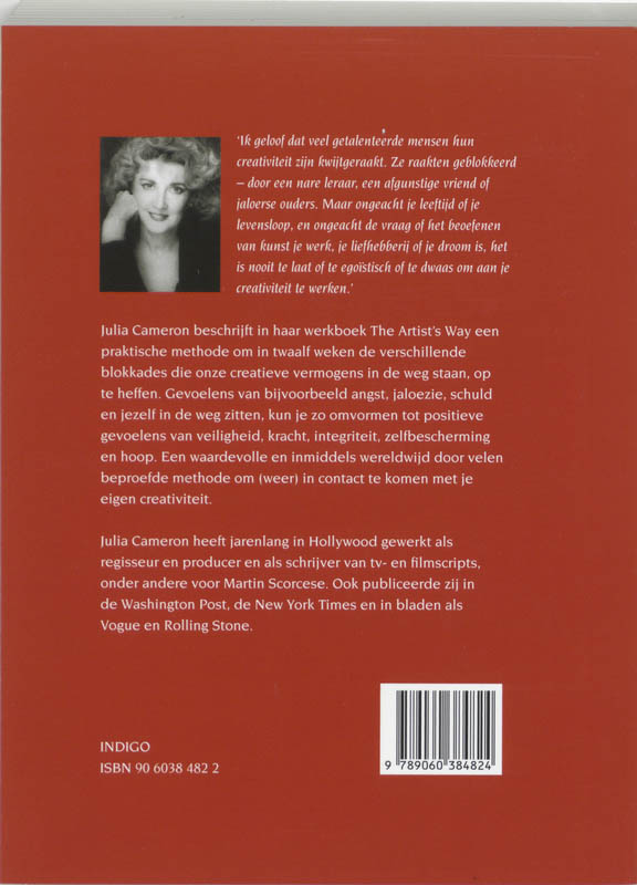Achterkant van The Artist's Way