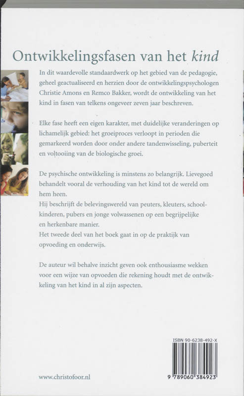 Achterkant van Ontwikkelingsfasen van het kind