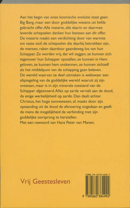 Achterkant van Uit de schoot der goden