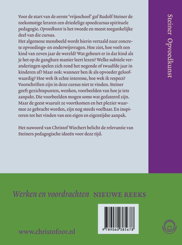 Achterkant van Opvoedkunst