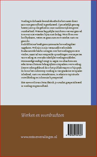 Achterkant van Menswaardige voeding