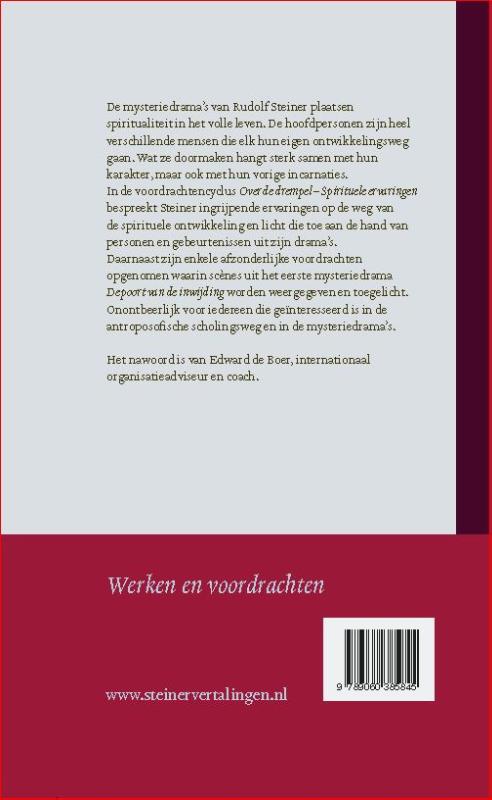 Achterkant van Over de drempel