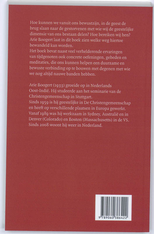 Achterkant van Met de doden leven