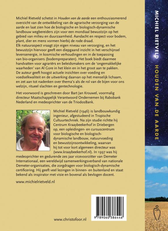 Achterkant van Houden van de aarde