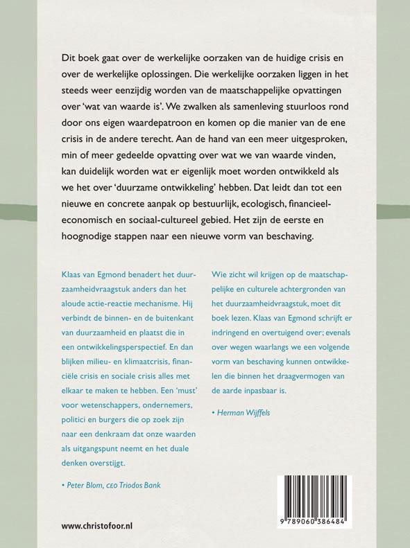 Achterkant van Een vorm van beschaving
