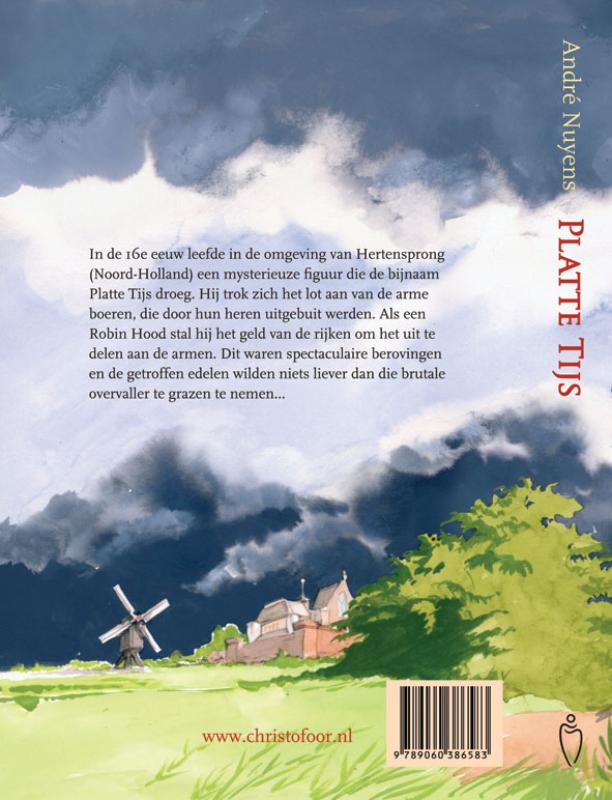 Achterkant van Platte Tijs