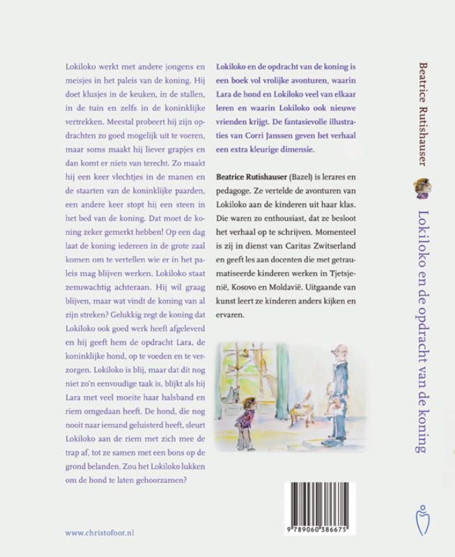Achterkant van Lokiloko en de opdracht van de koning