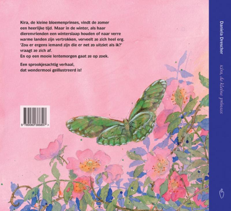 Achterkant van Kira, de kleine prinses