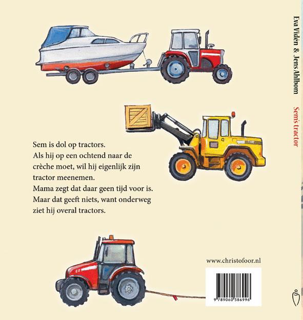 Achterkant van Sem s tractor