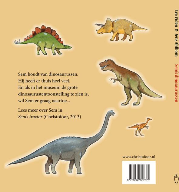 Achterkant van Sem's dinosaurussen