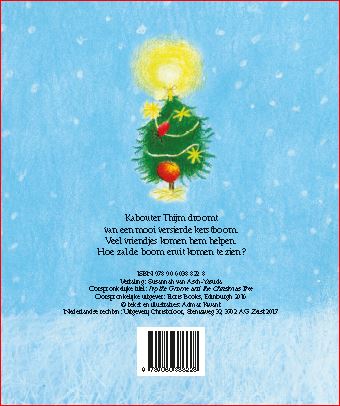 Achterkant van Kabouter Thijm en de kerstboom