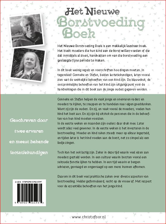 Achterkant van Het nieuwe borstvoedingboek