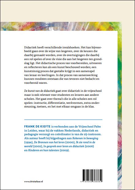 Achterkant van De kunst van de didactiek