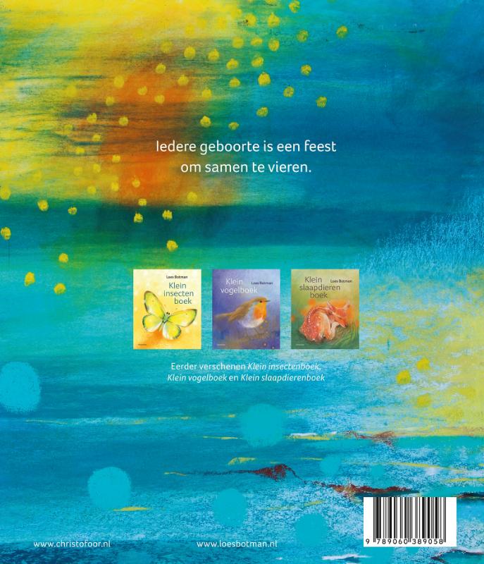 Achterkant van Klein babydierenboek