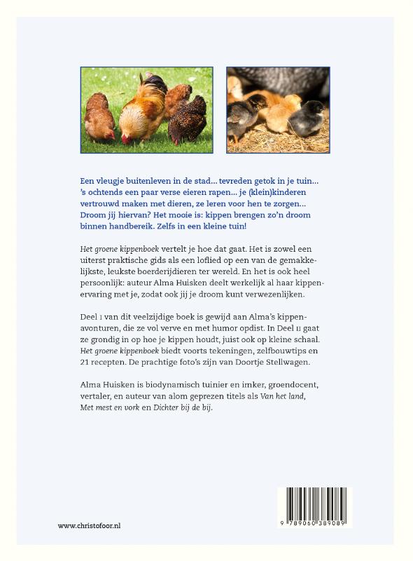 Achterkant van Het groene kippenboek