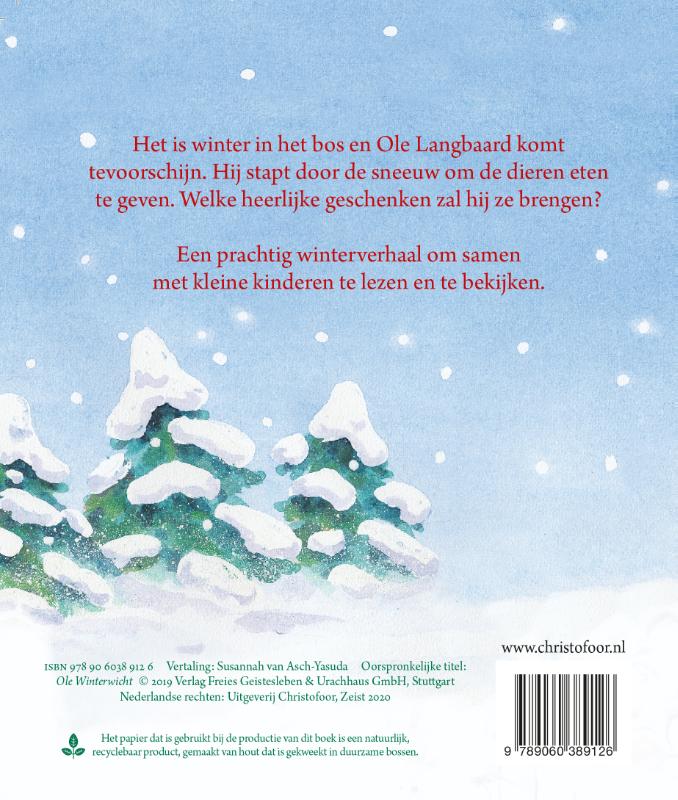 Achterkant van Ole Langbaard