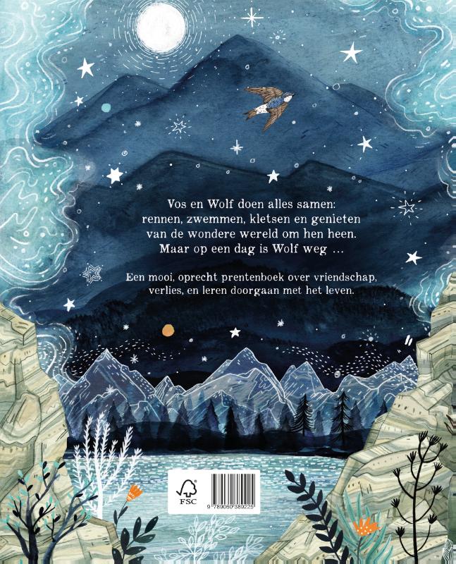 Achterkant van Wachten op Wolf