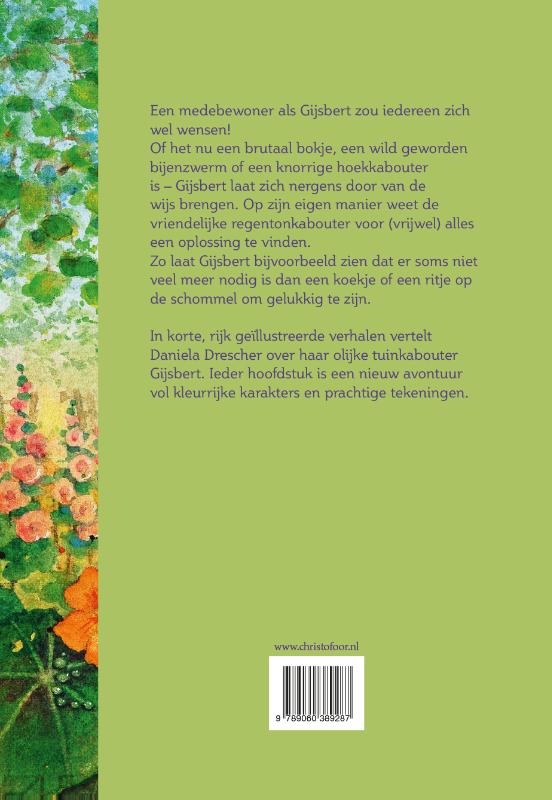Achterkant van Gijsbert hoort het gras groeien