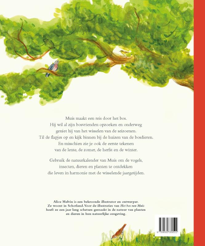 Achterkant van Het bos van Muis