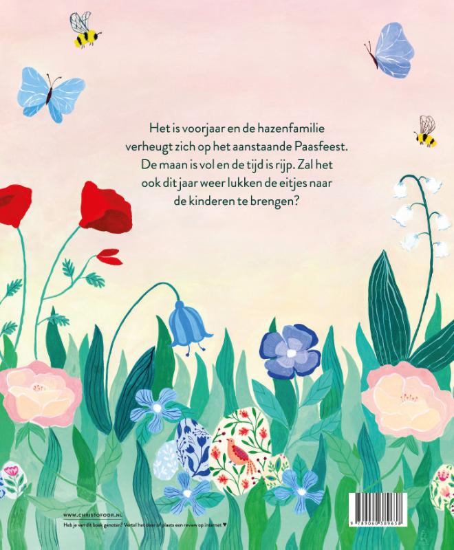 Achterkant van Kleine haas en de Paasmaan