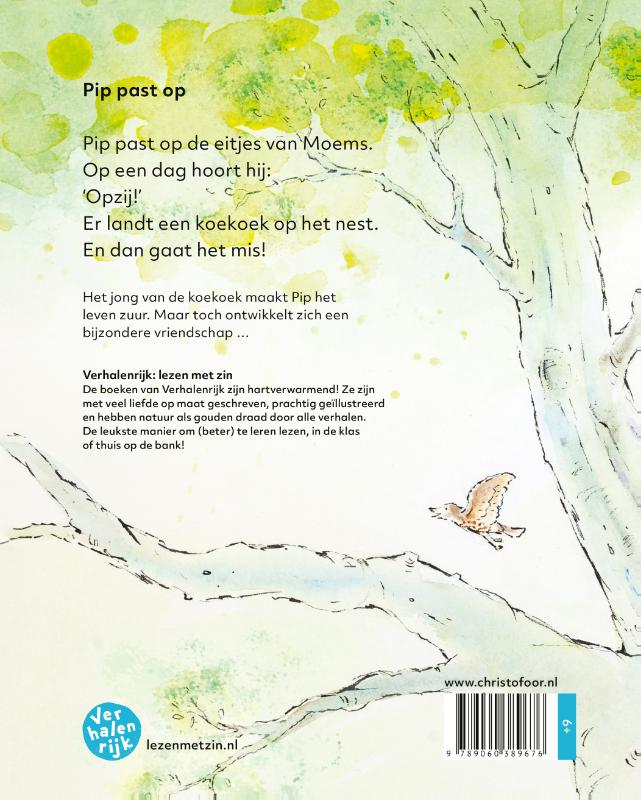 Achterkant van Pip past op