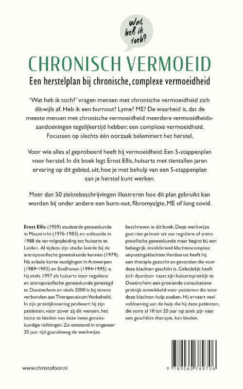 Achterkant van Chronisch vermoeid