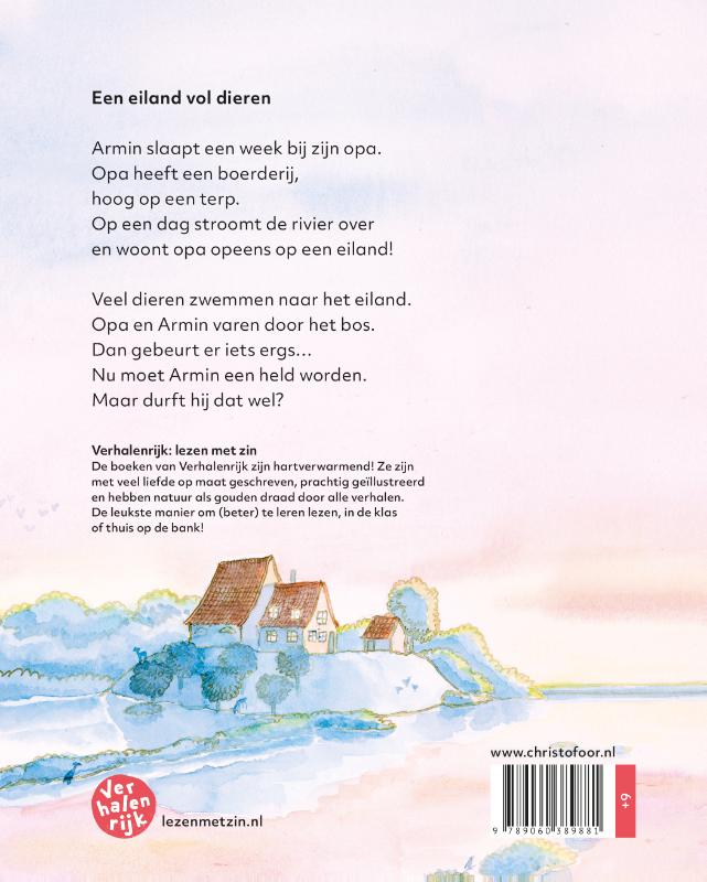 Achterkant van Een eiland vol dieren