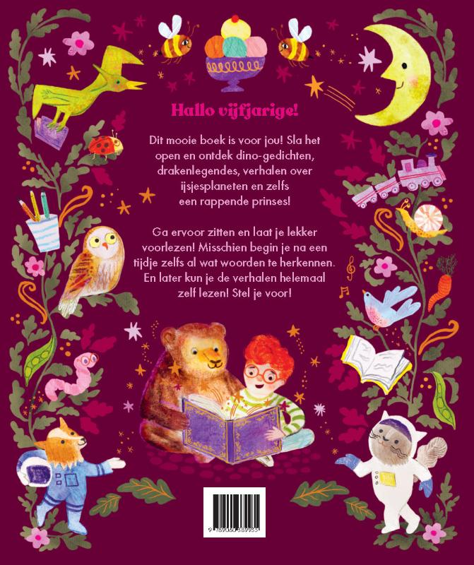 Achterkant van Een schat aan verhalen voor kinderen vanaf 5