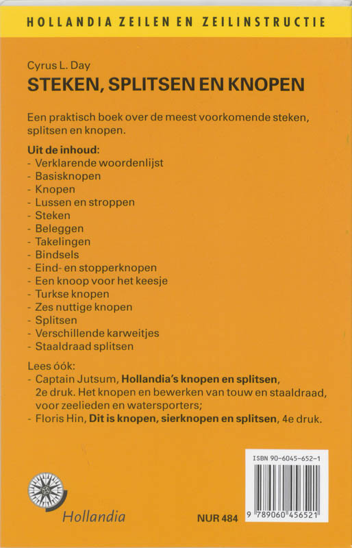Achterkant van Steken, splitsen en knopen