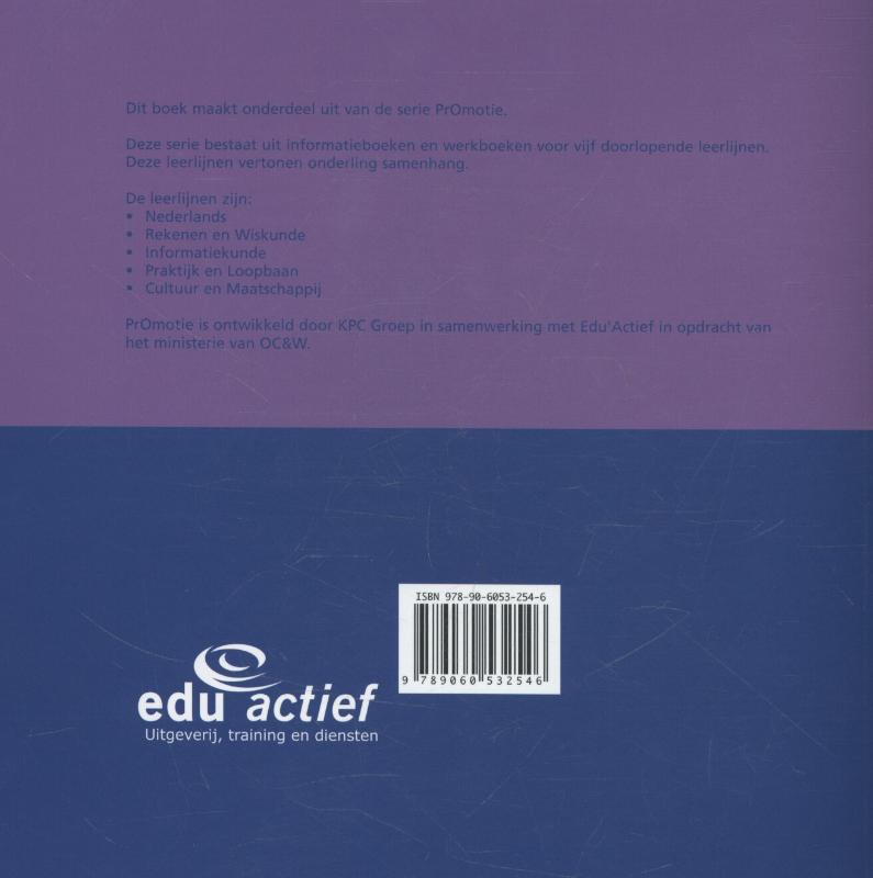 Achterkant van Werkboek