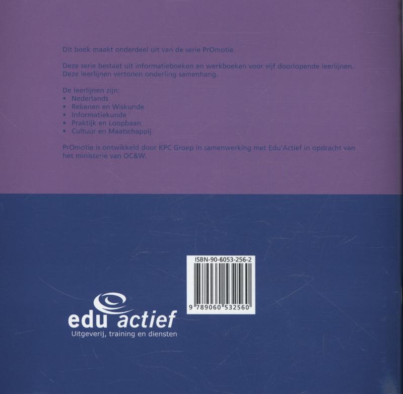 Achterkant van Werkboek