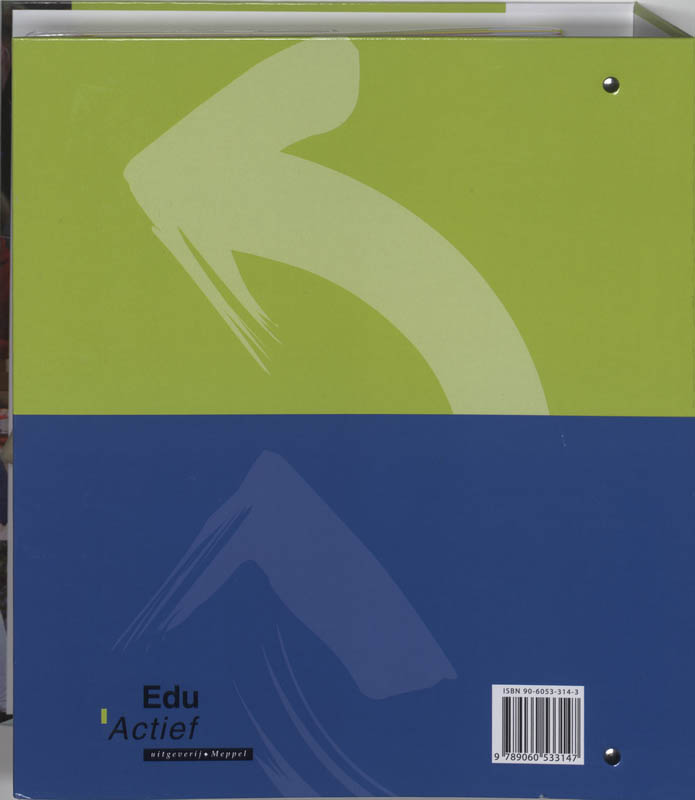 Achterkant van Instructie/werkboek
