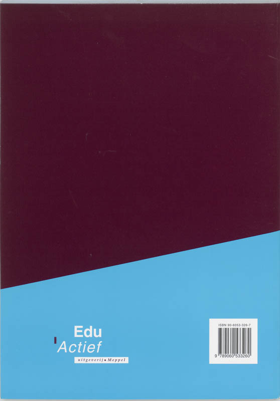 Achterkant van Instructie-/werkboek