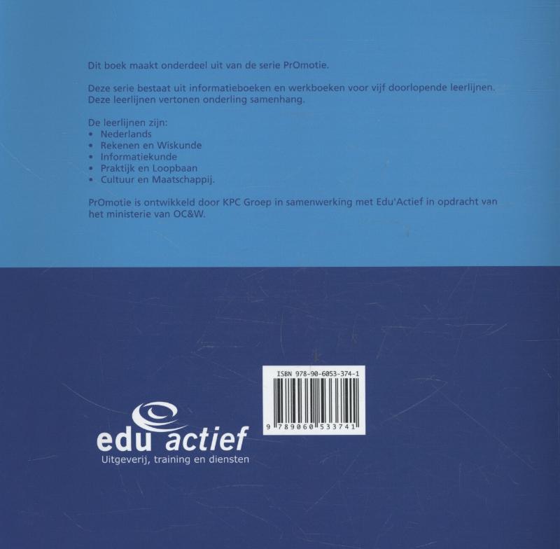 Achterkant van Werkboek