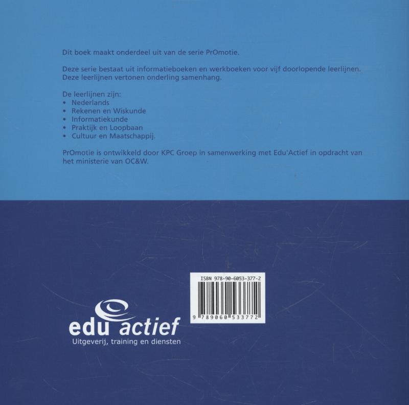 Achterkant van Werkboek