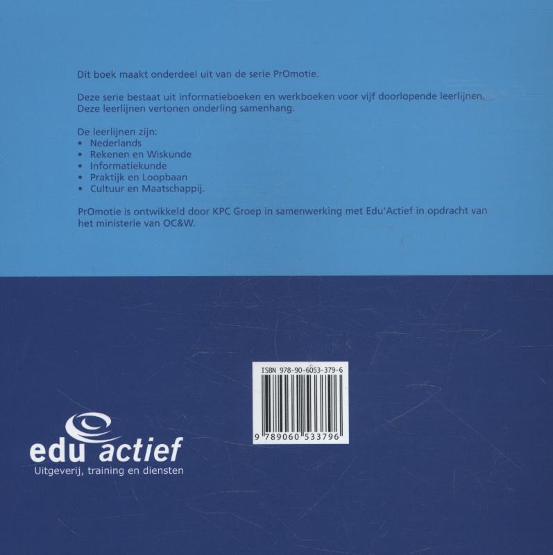 Achterkant van Werkboek