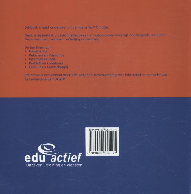 Achterkant van Werkboek