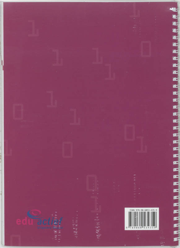 Achterkant van Werkboek