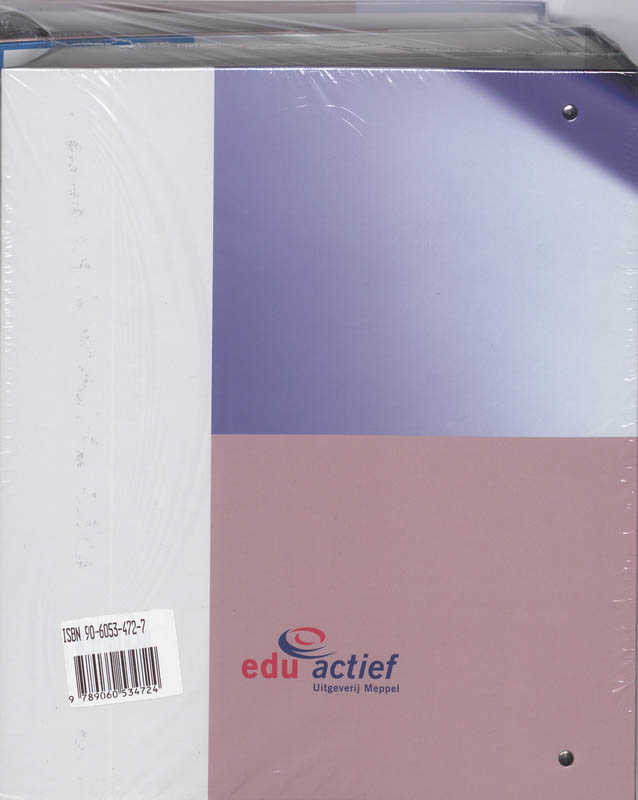 Achterkant van Instructie-/werkboek
