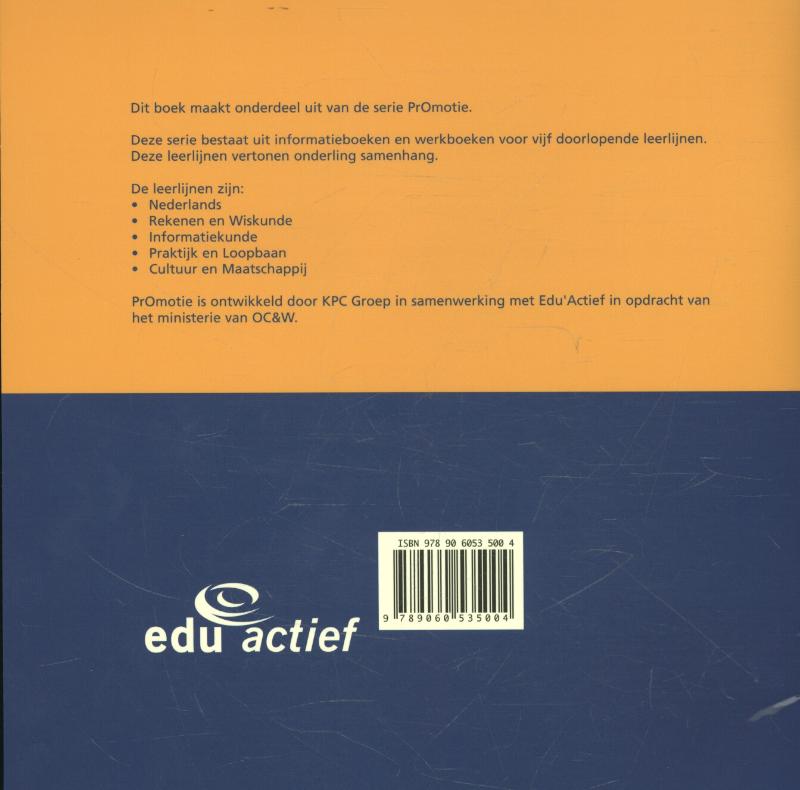 Achterkant van Werkboek