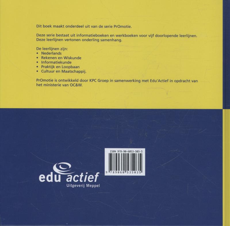 Achterkant van Infoboek