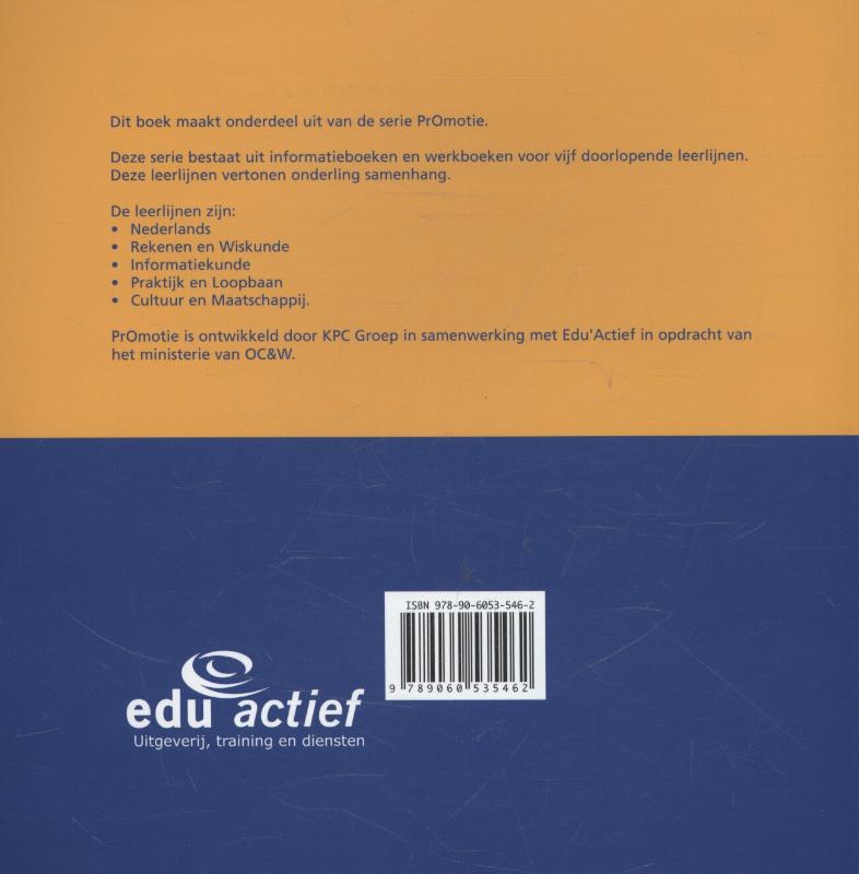 Achterkant van Werkboek