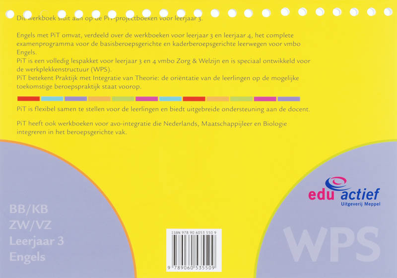 Achterkant van Werkboek