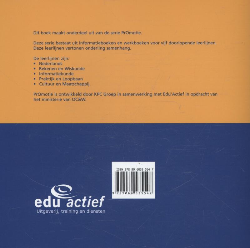 Achterkant van Werkboek