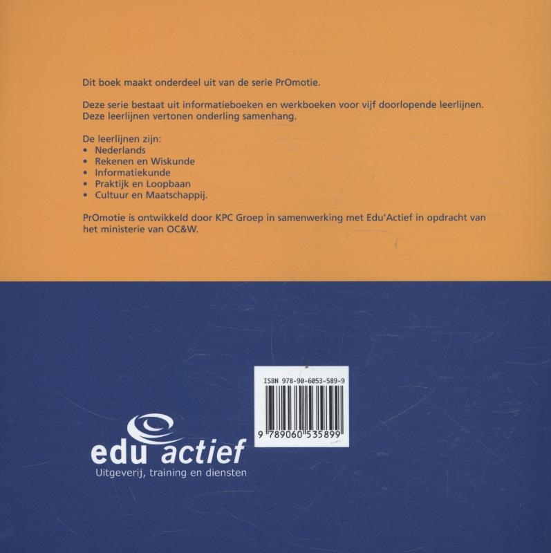 Achterkant van Werkboek