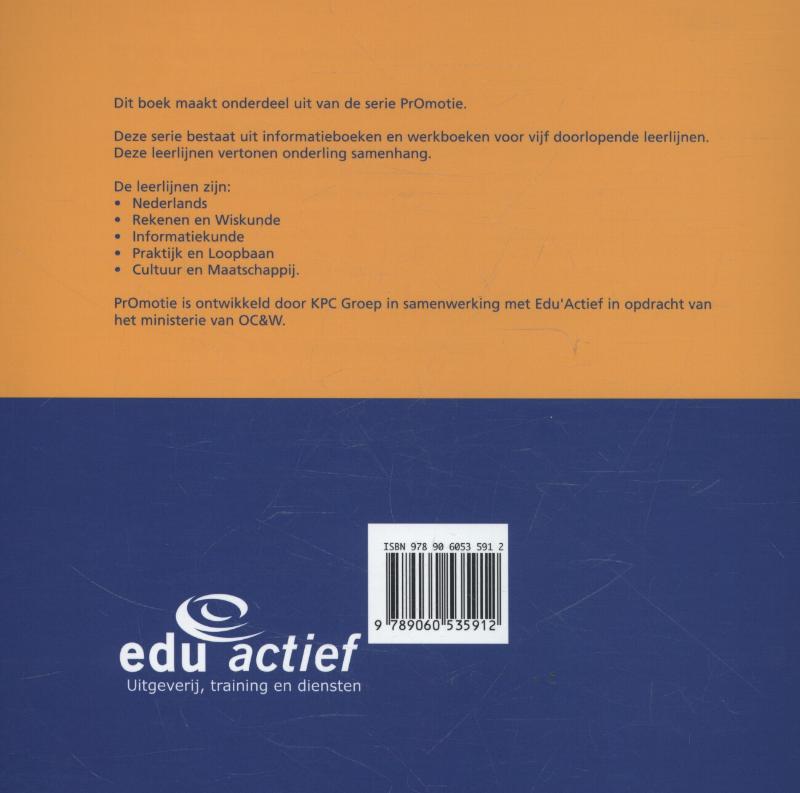Achterkant van Werkboek