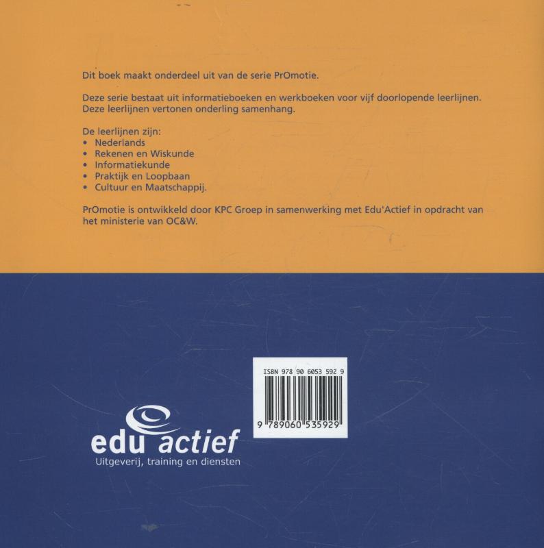 Achterkant van Werkboek