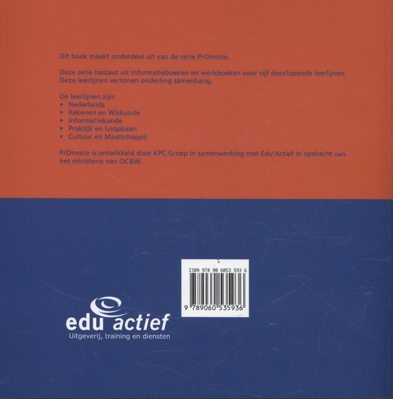 Achterkant van Werkboek