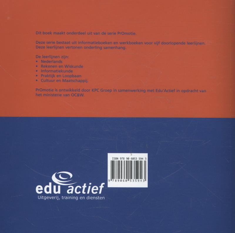 Achterkant van Werkboek