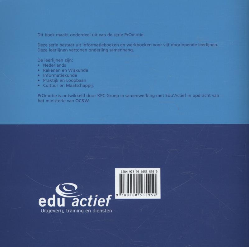 Achterkant van Werkboek geld